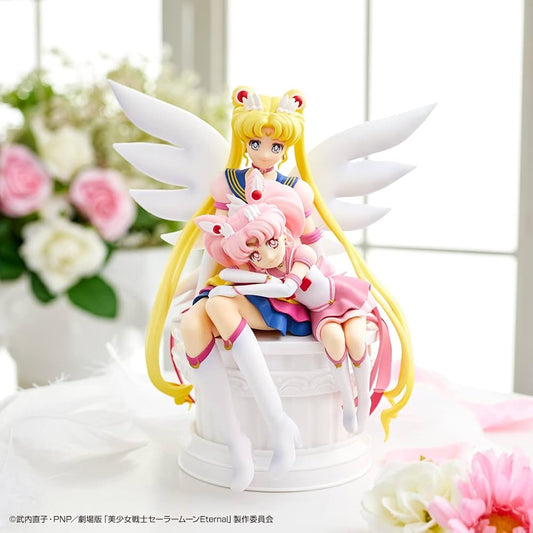Figurine Sailor Moon - Eternal Sailor Moon & Eternal Sailor Chibi Moon Eternal Sailor Guardians Ichibansho