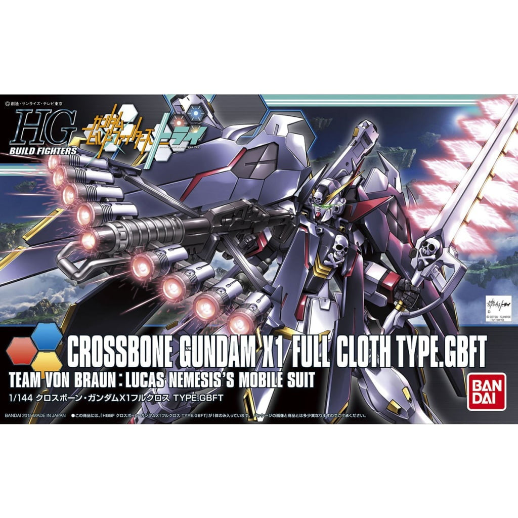 Gundam - Build Fighters Crossbone Gundam X1 Full Cloth Type.GBFT 1/144 [HG]